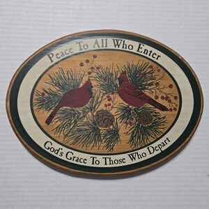 Vtg Peace To All Who Enter God's Grace To Those...